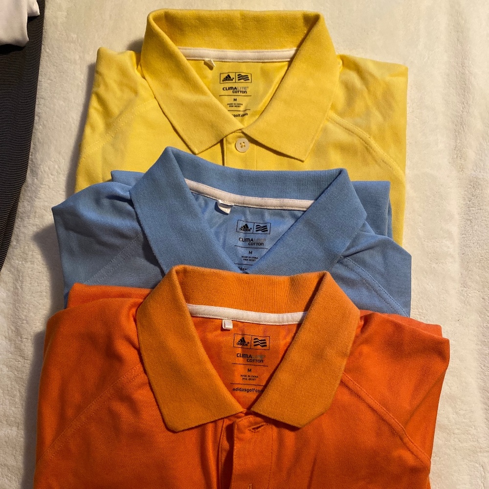 Adidas clima lite control golf shirts